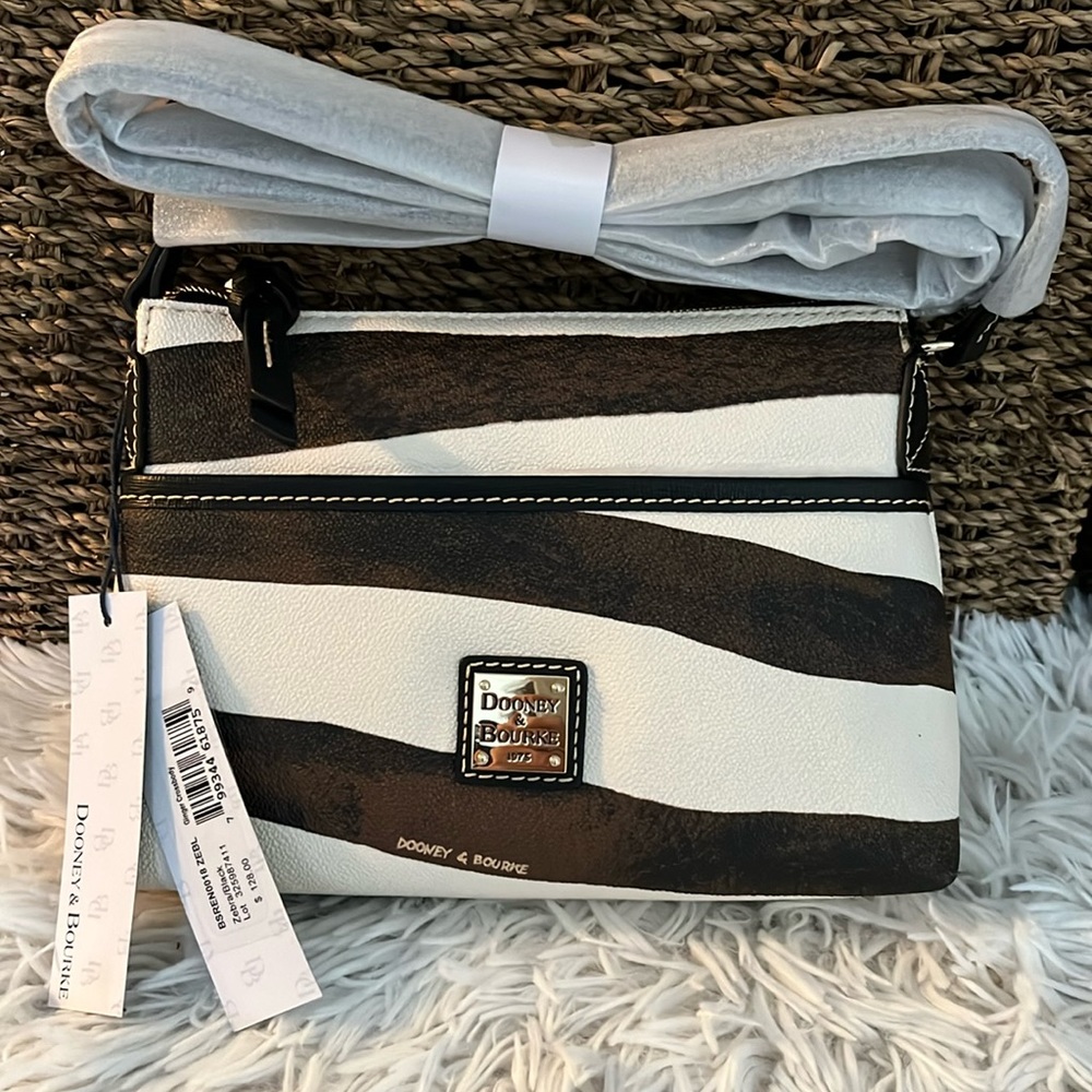 Dooney & Bourke Ginger Crossbody, Zebra/Black
